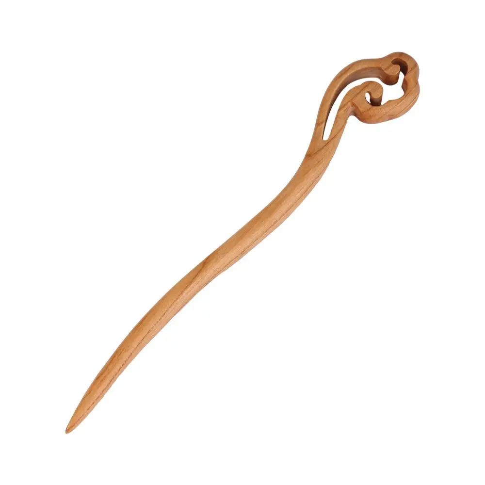 

Деревянные заколки для волос в форме цветка-облака, корейские заколки-рога, китайские шпильки для волос в стиле Ханьфу для женщин