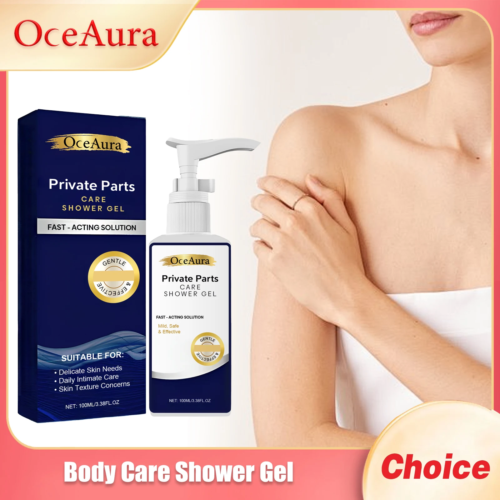 

OCEAURA Гель для душа для ухода за телом, удаление грязи, улучшение шероховатости, стойкий аромат, глубокая очистка, питание кожи, увлажняющий гель для душа