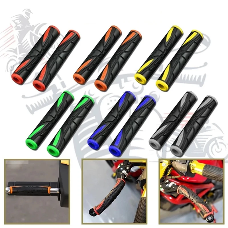 غطاء شريط مقبض واقي من السيليكون الناعم مضاد للانزلاق ، غطاء مقبض فرامل الدراجة ، واقي الدراجة ، الملحقات المطاطية