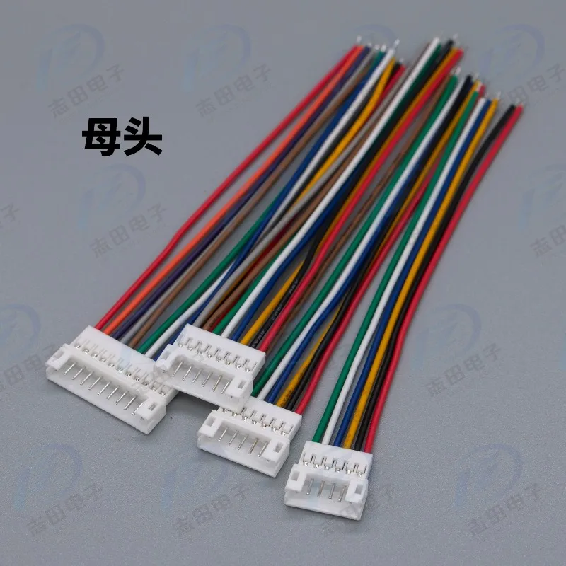 10Pair Micro JST PH 2.0 2P 3P 4P 5P 6PIN Male Female Plug Connector With Wire Cables 100mm/200mm
