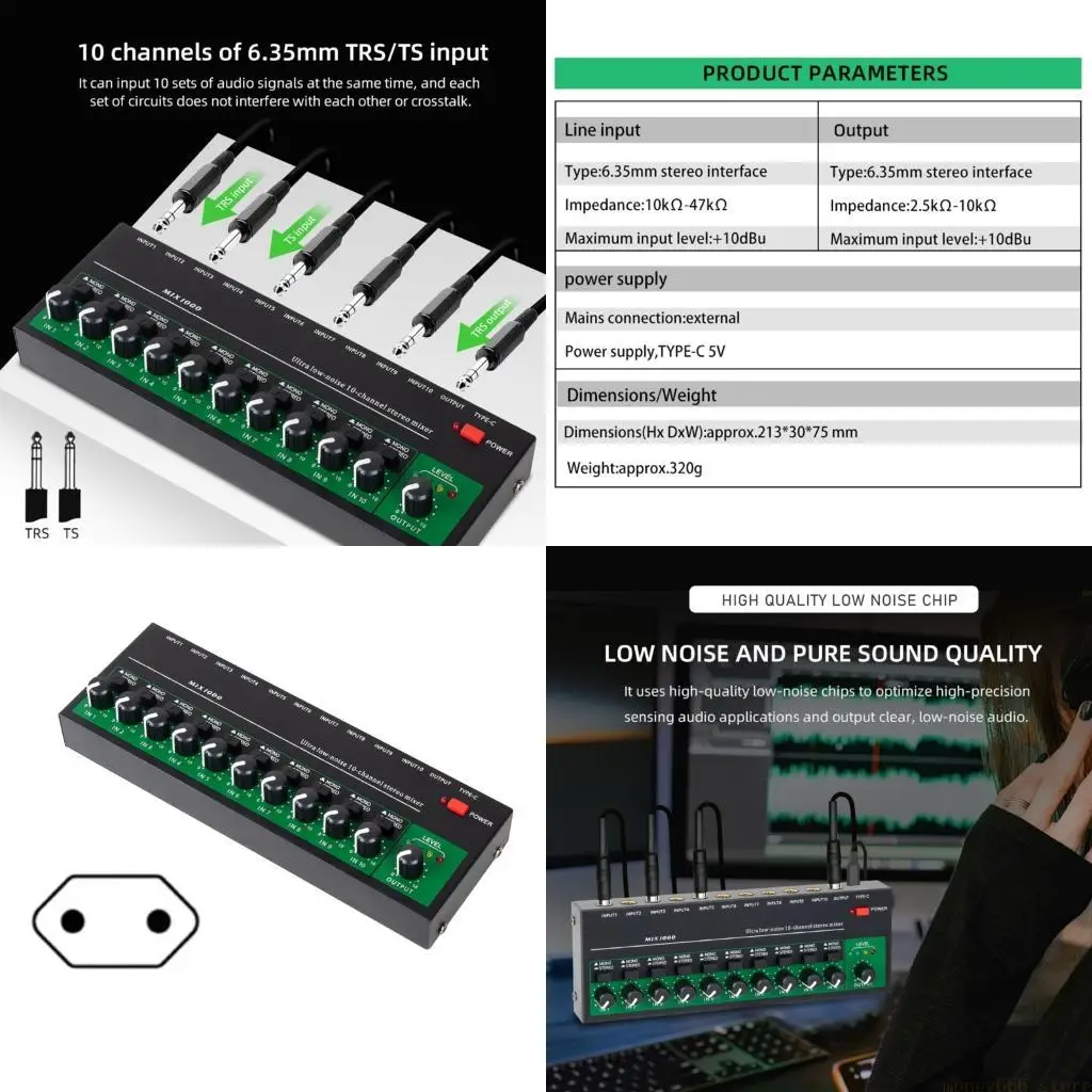 

F62C 10-канальные цифровые микшерные консоли линейный стереомикшер с реверберацией для записи прямых трансляций