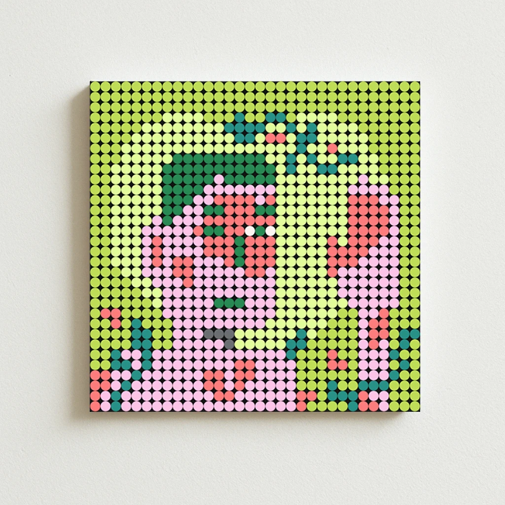 

DIY Pixel Art Brick Mosaic Set Khalil Fong Album Cover Classic Neo-Soul Mandopop Gift Home Wall Art Poster