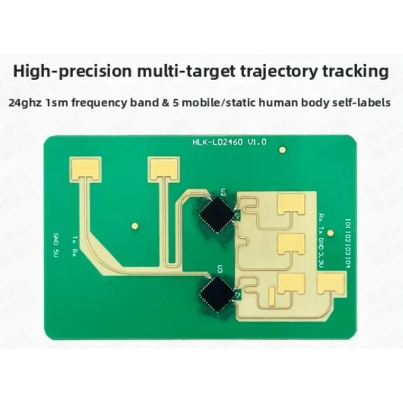 24G Millimeter Wave High Precision Human Condition Sensing Radar LD2460 Multi Target Transmission Equipment and Cables