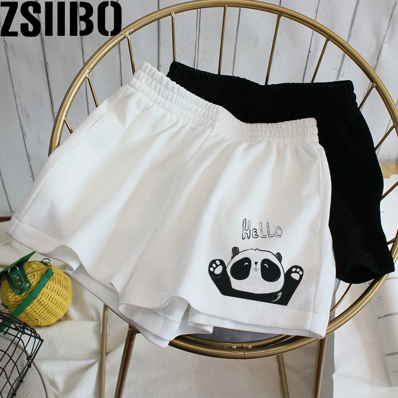 

Panda Cute Print printed sports shorts female summer female shorts Shorts Y2k Harajuku Fashion Sports Sweatpants Beach Couple