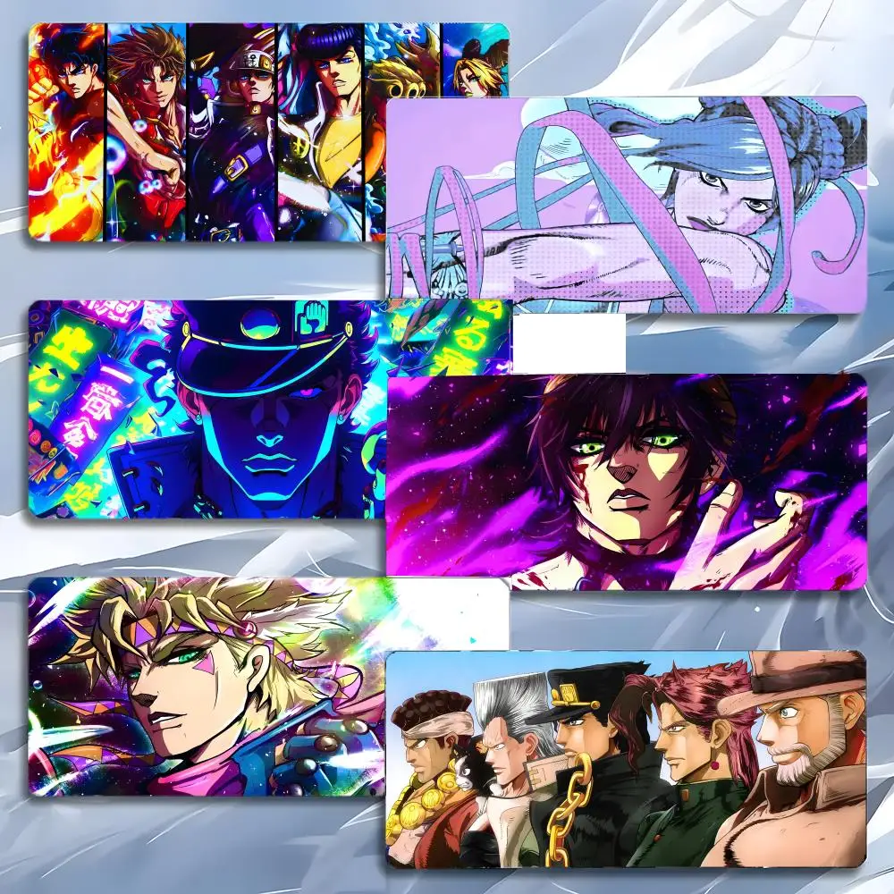 anime bizarre J-JoJo's Bizarre A-Adventure Mouse Pad Mousepad Large Gaming LockEdge Thickened PC Table Desk Mat