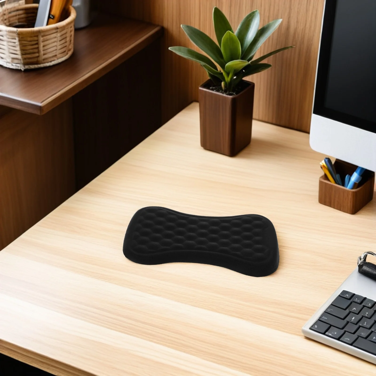 2Pcs Comfortable Wrist Cushion Support Mouse Keyboard Wrist Rest Ergonomic Office Gaming Laptop Pad Keyboard Rest