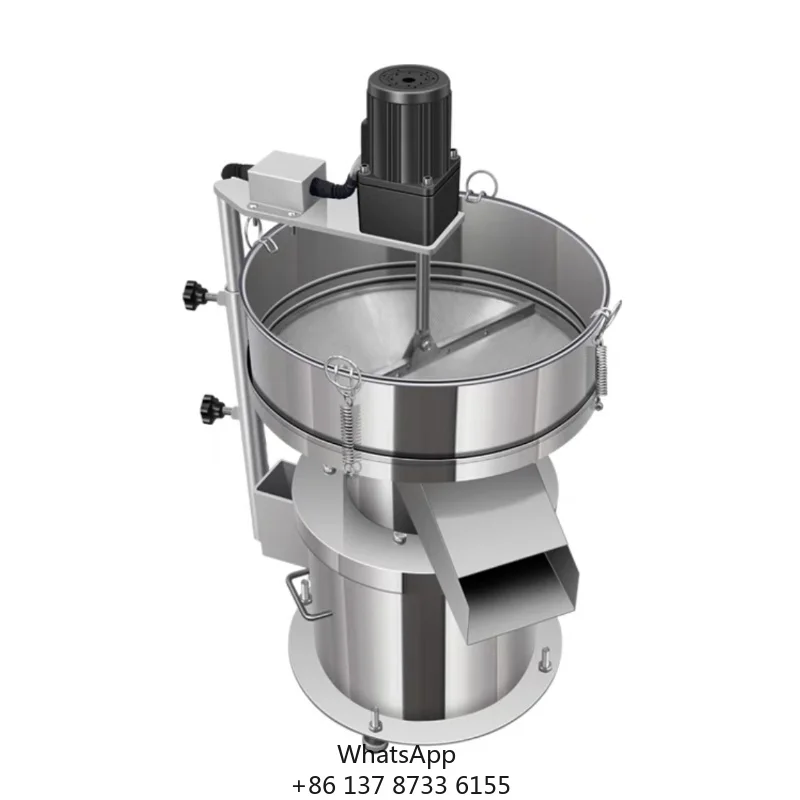 

Small Electric 400mm Stainless - Steel Vibrating Screen For Soybean Milk Filtering And Powder Screening