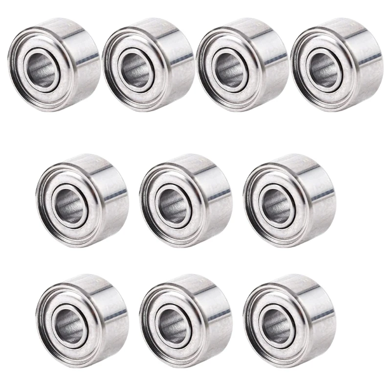 Carbon Steel 693-ZZ Deep-Groove Ball Bearing 3mmx8mmx4mm Double Shielded Deep-Groove Bearings Low-noise bearing 10 Pcs