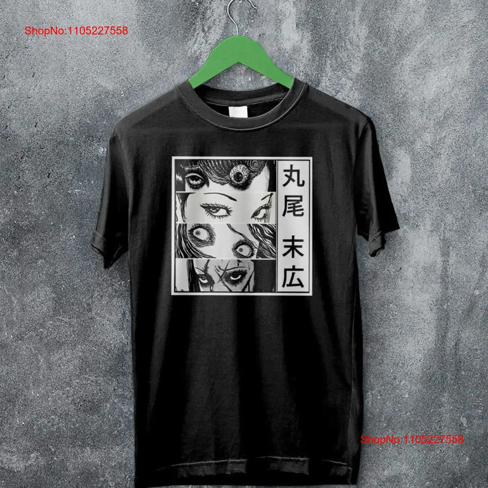 Camiseta japonesa de Terror Tomie Junji Ito Anime vintage lavada ropa ligeramente de diseñador cómoda suave informal estirada