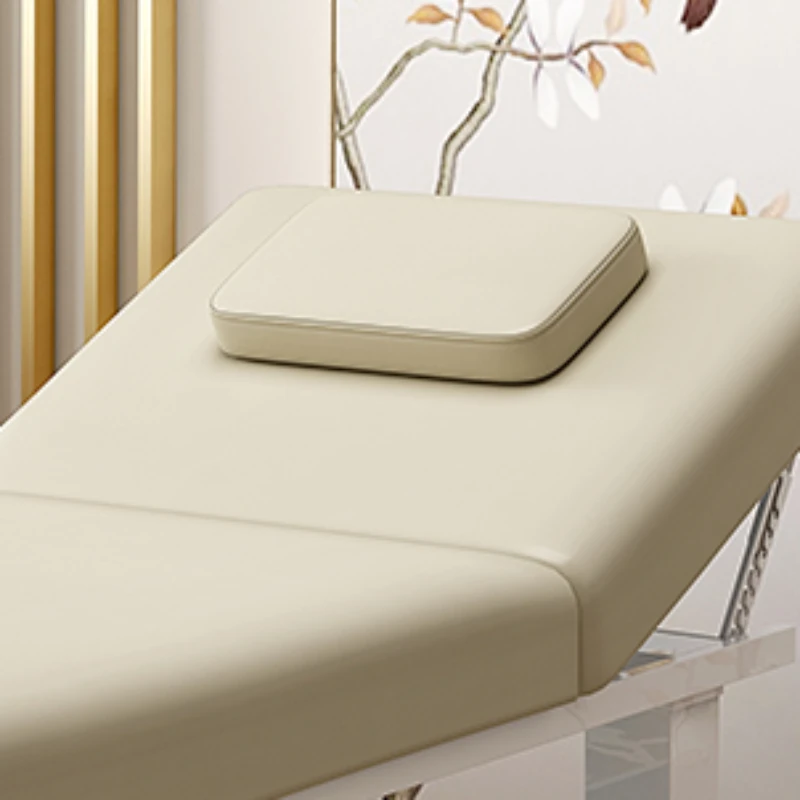 Mesa de masaje portátil para el baño, cama de masaje de fisioterapia cómoda, Pliant iluminado, muebles de belleza, RR50MB