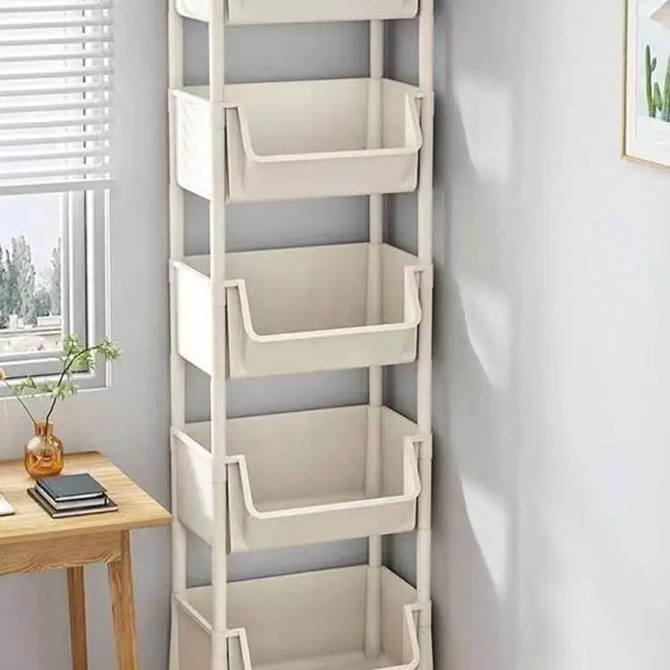 Estante Móvel para Livros e Brinquedos, Carrinho de Lanches para Cozinha, Armário de Armazenamento Sob Prateleira, Organizado...