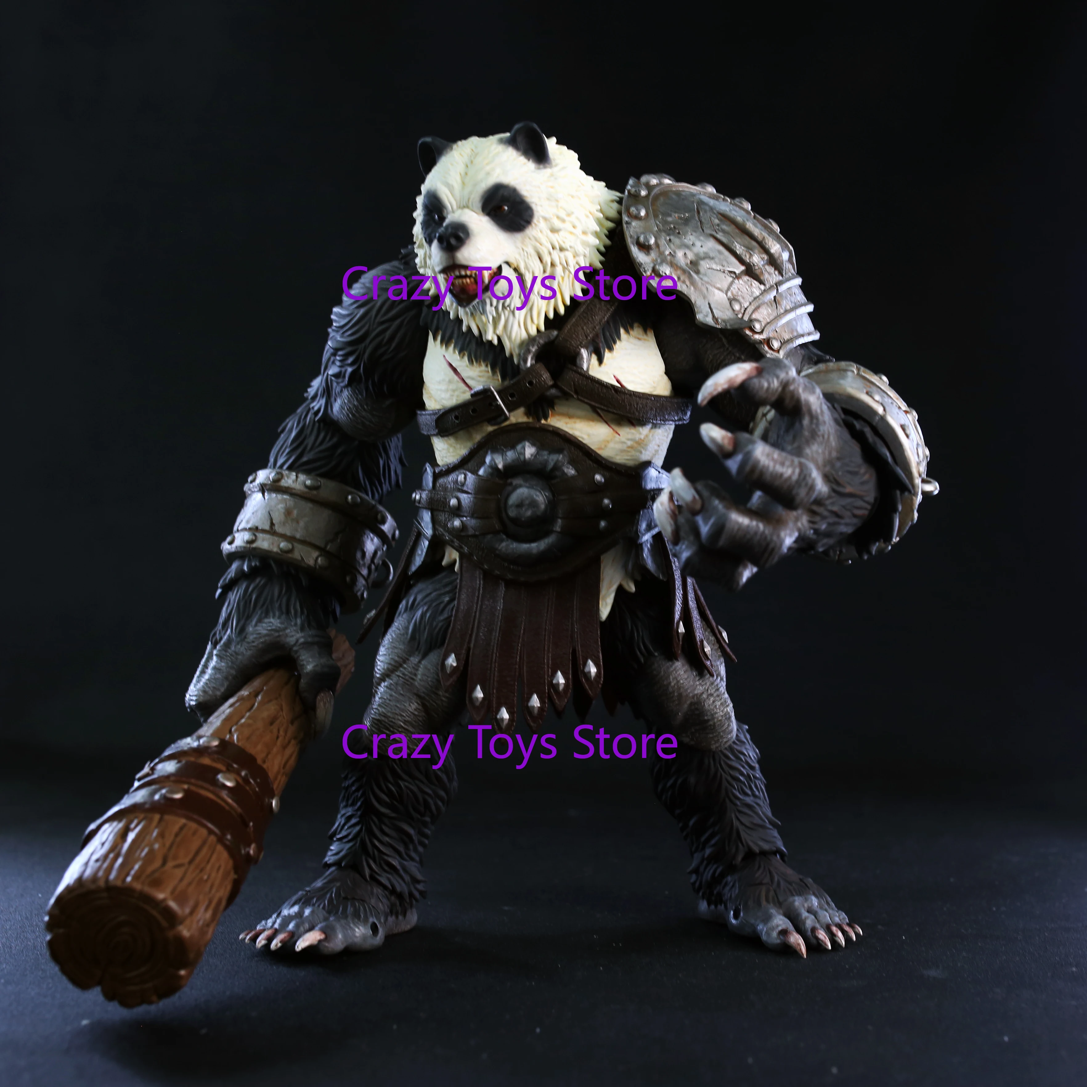 In Voorraad MemoryToys 1/10 Adventurers World Furious Bear Mannen Figuur Complete Set 22 Cm Druid Animal Giant Panda Action Figure speelgoed