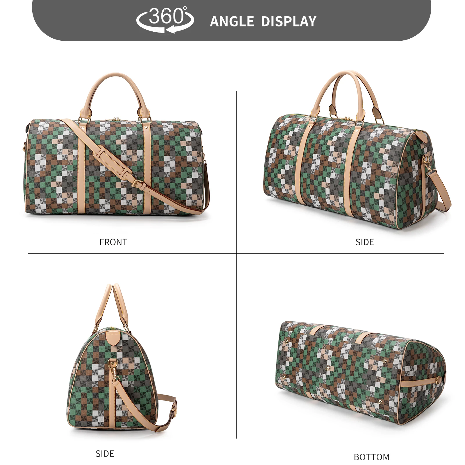 2025 جديد مصمم حقائب السفر الرجال الترفيه السفر اللياقة البدنية للنساء سعة حقائب اليد حقائب اليد حقائب السفر واق من المطر