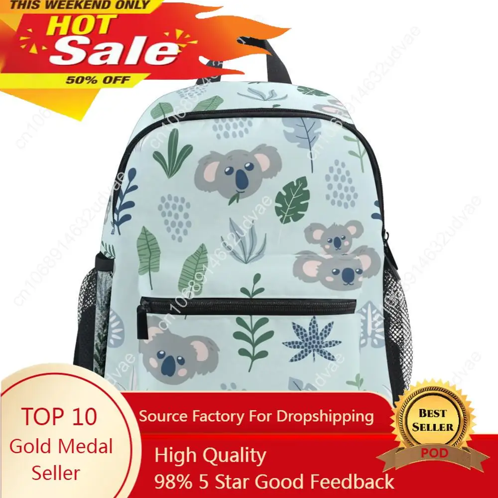 Fashion Girls Koala Bear Printing Waterproof School Bags For Kids 1-5 Grade Children Orthopedic School Backpacks Mochila Escolar