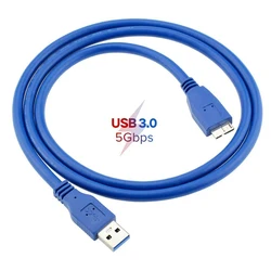 USB 3.0 Type A to Micro-B Charging Data Cable Compatible with Samsung Galaxy S5 Note3 Note Pro 12.2 Camera External Hard Drive