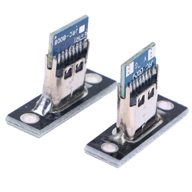 10szt Gniazdo USB 3.1 typu C ze śrubową płytką mocującą Gniazdo USB typu C 3.1 typu C 2-pinowe 4-pinowe złącze żeńskie Jack Port ładowania