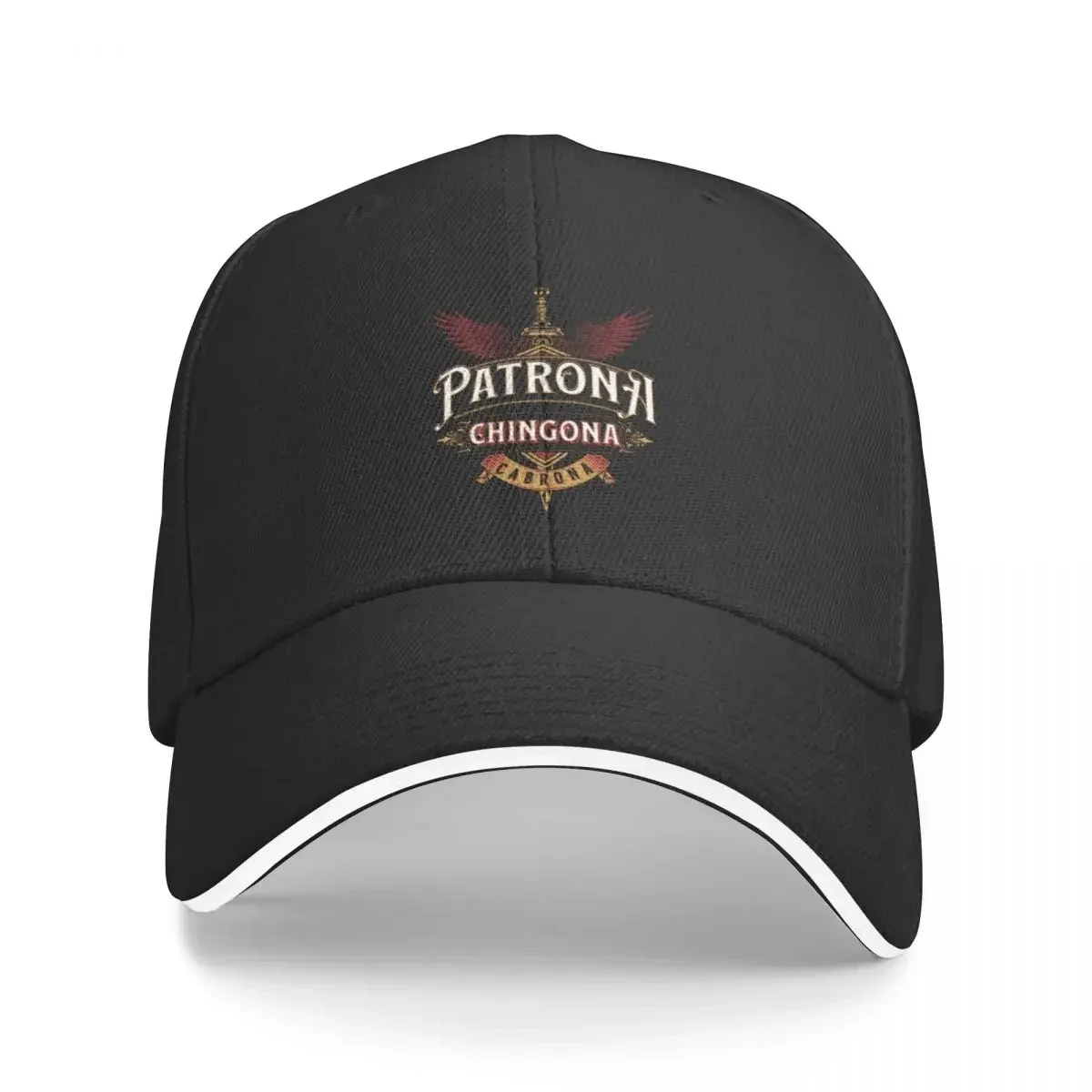 La patrona ching.ona cabrona wings sword shield chicana Baseball Cap Snap Back Hat foam party Hat Women's Hats For The Sun Men's