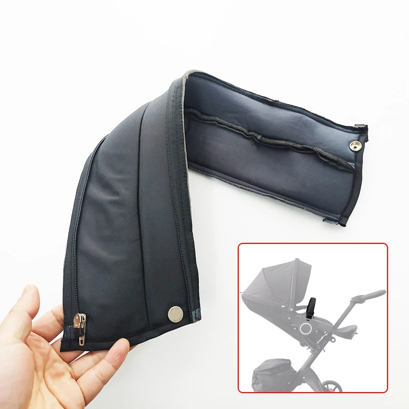 Stroller Armrest Cover For Stokke Xplory V3/4/5/6 Trialz Crusi Scoot Dsland Bumper Bar Cloth Casing Pushchair Replace Part