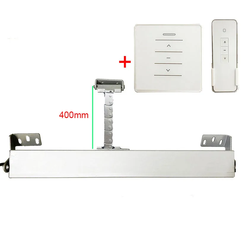 400mm Travel Length Adjustable Remote Control Greenhouse Actuator Set Stroke Limit Automatic WIndow Opener Motor