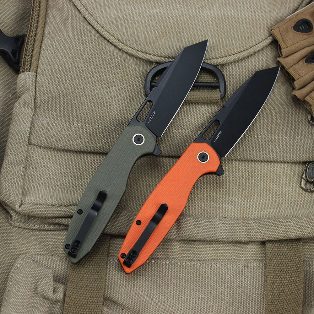 Wielofunkcyjny składany nóż kieszonkowy outdoorowy, przenośny nóż kempingowy typu flipper, taktyczny nóż myśliwski survivalowy, nóż składany, narzędzie EDC dla mężczyzn