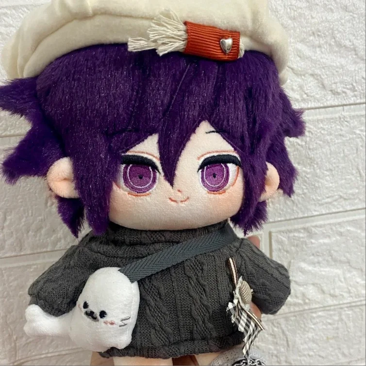 Anime Rol Kokichi Oma 20Cm Knappe Jongen Zacht Pluche Katoenen Pop Lichaam Verkleed Knuffels Poppetjes Figuren Kerstcadeau