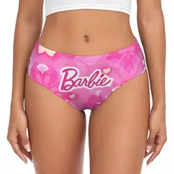 Custom Anime Cartoons Barbie Brief Panties Womens Stretch Underwear