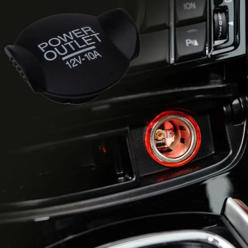 

A2BF 2Pcs 12V Power Socket Plug Cover Universal Car Outlet Cover