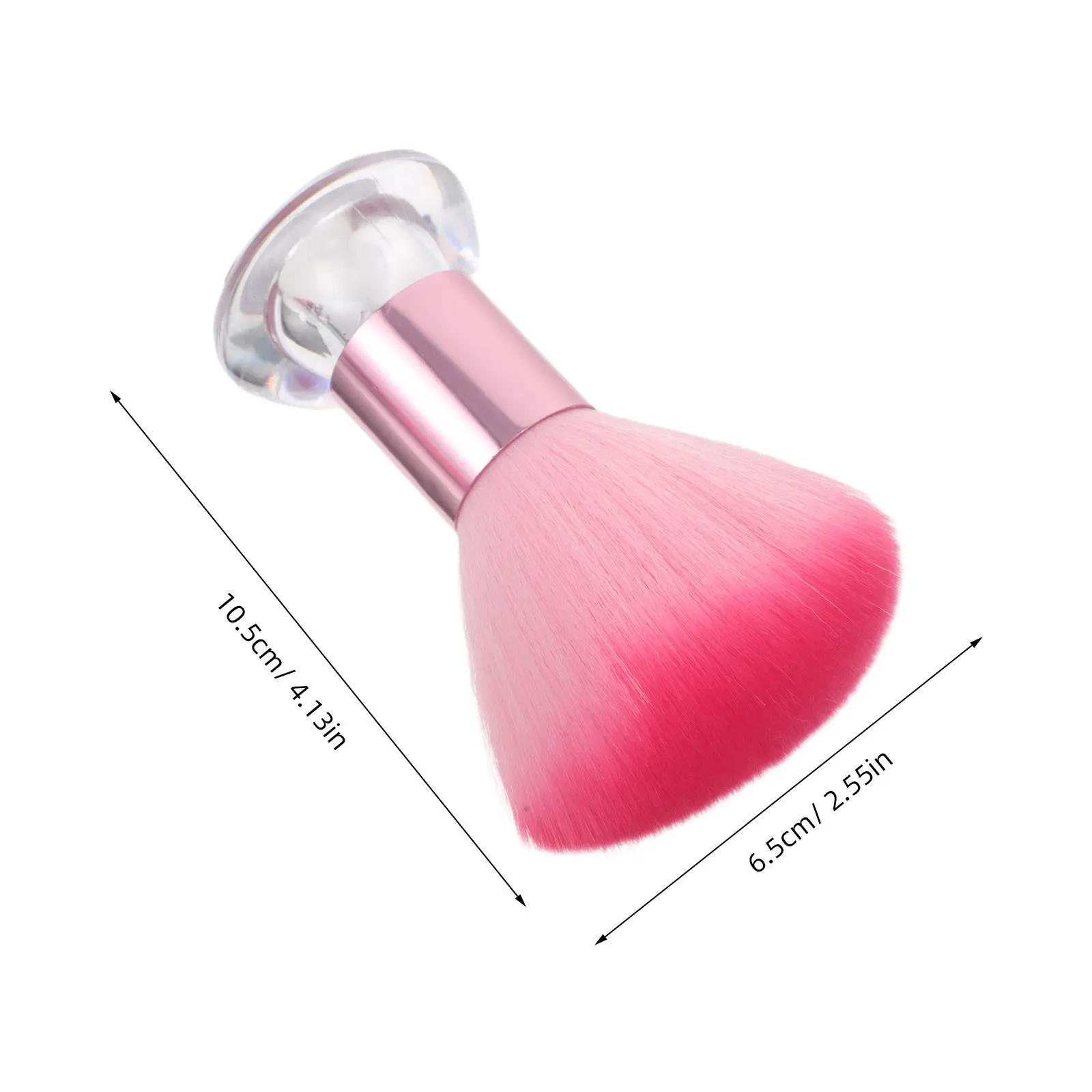 3Pcs Blush Brush Set Large Soft Dome Face Powder Brush Portable Makeup Tool Professional Standing Base Mushroom Head Powder