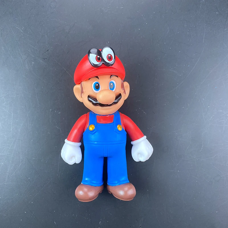 12Cm Super Mario Bros Cartoon Poppen Model Anime Figuren Luigi Yoshi Mario Creatieve Collectible Model Speelgoed Voor Kinderen Verjaardagscadeau