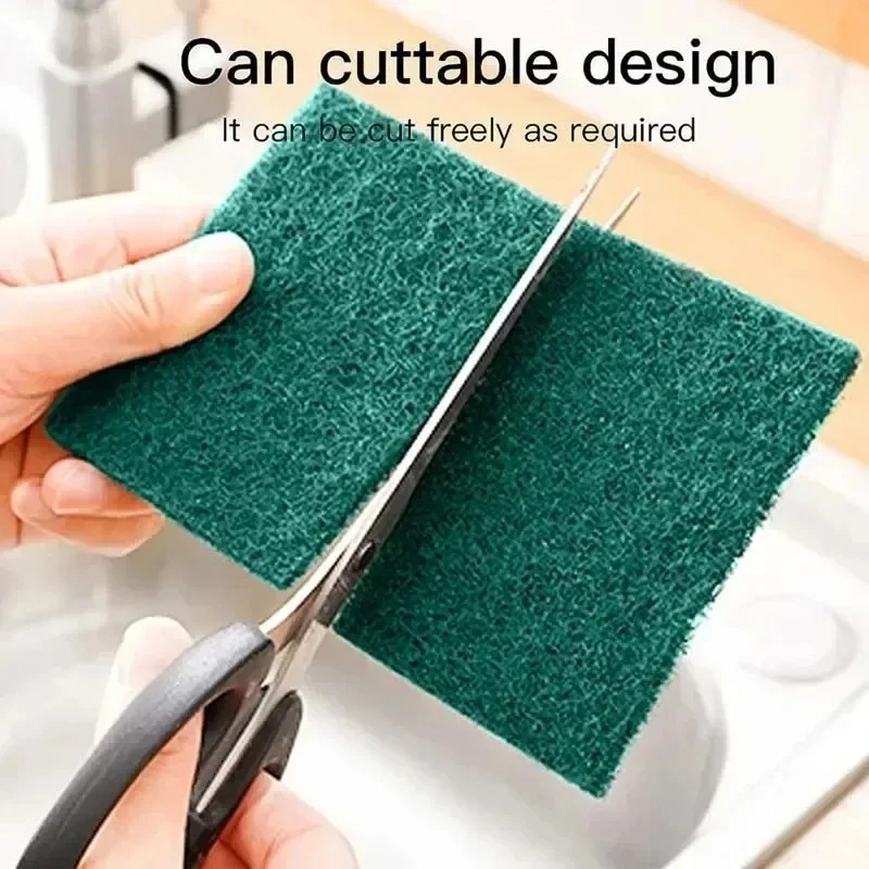 Aliexpress 10/20/30PCS Scrub Pads Household Kitchen Oil Removal Dishwashing Pot Pads Scratch Free Multipurpose Reusable Cleaning Dishrag - Aliexpress Deal