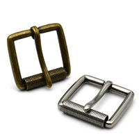 1piece 40mm Alloy Belt Buckle Men's Roller Pin Buckle Waistband Head Leather Craft Belt Parts Accessories Bronze Silver 4