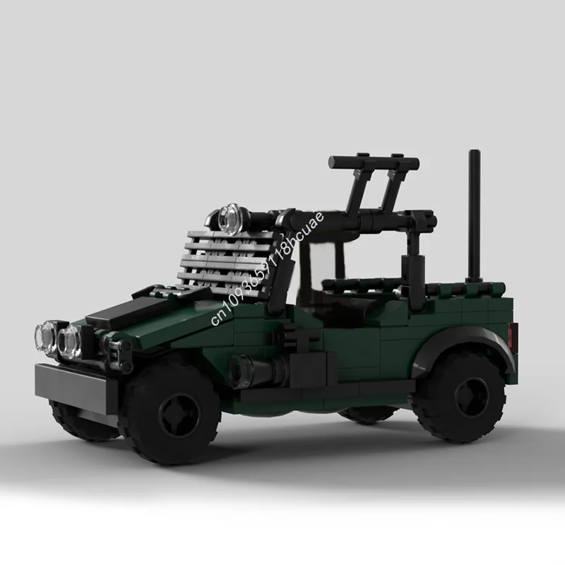 

200 шт. MOC Ingen Hunter Scout Jeep Мир Юрского периода, строительные блоки, рождественский подарок, набор STEM для раннего обучения, идеально подходит для начинающих