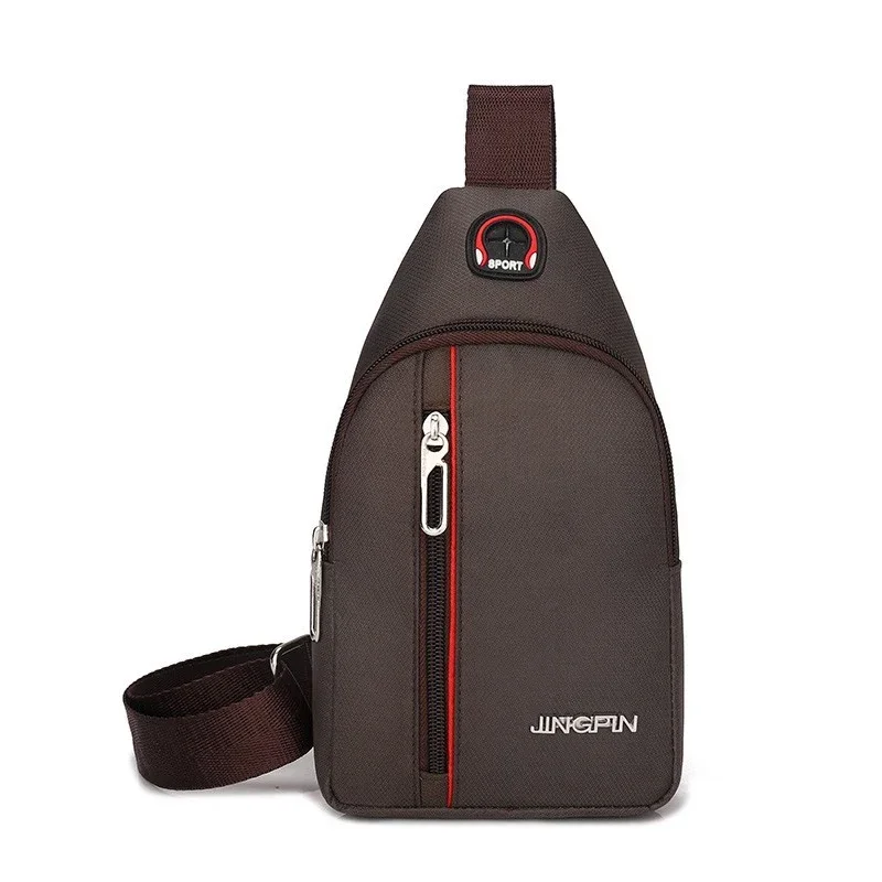 New Mens CrossBorder Small Chest Polyester Shoulder Bag Trend Leisure