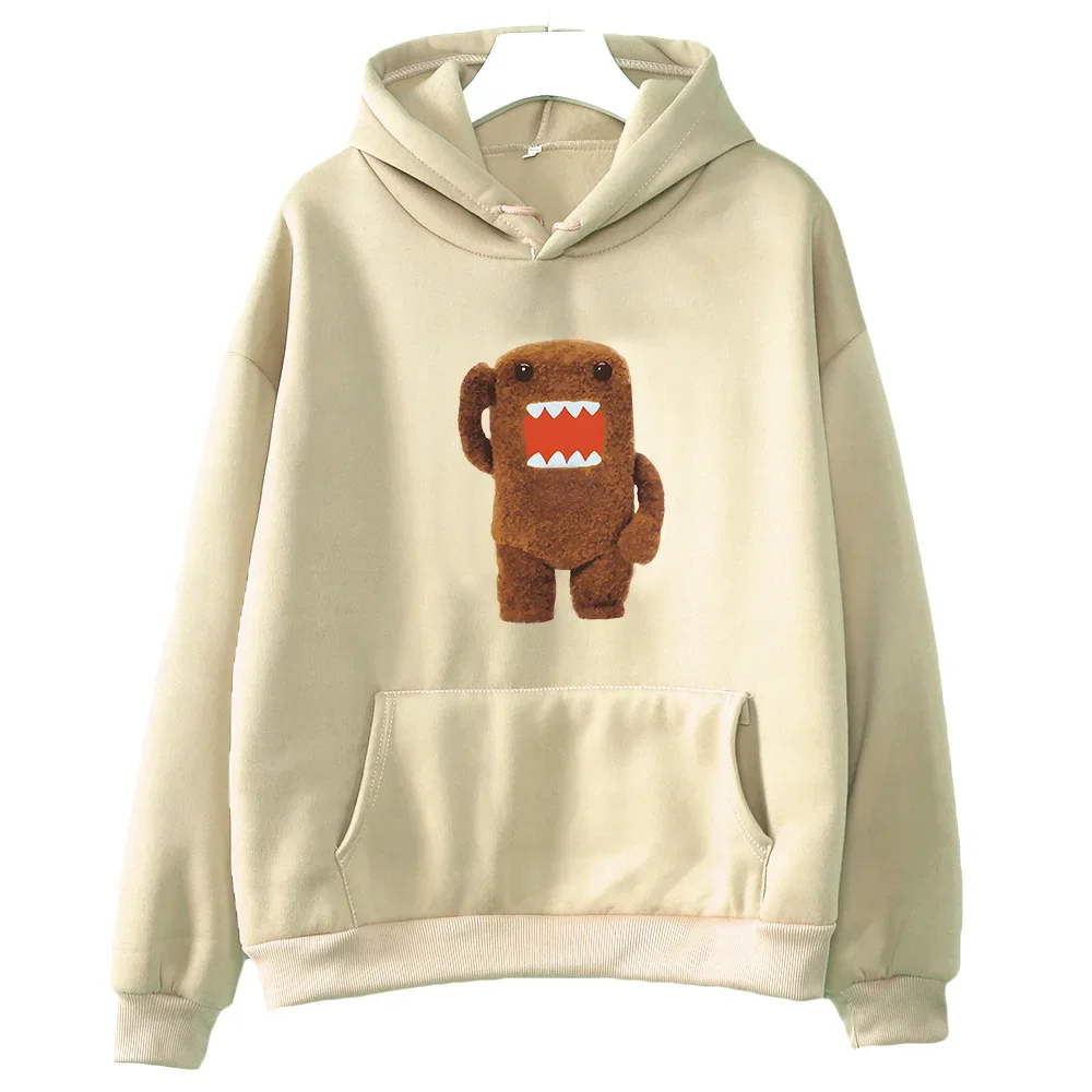 Anime Character Domo Kun Print Hoodies Cute/kawaii Graphic Clothes Unisex Casual Sweatshirt Brand Fashion Fall Pullovers Tops