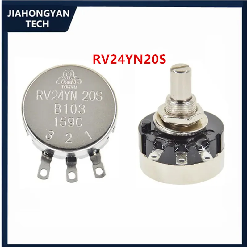 5PCS RV24YN20S 101 102 B103 104 105 201 202 203 204 254 302 303 501 502 503 504 5K 10K 100K 500K 200K 100Ohm potentiometer