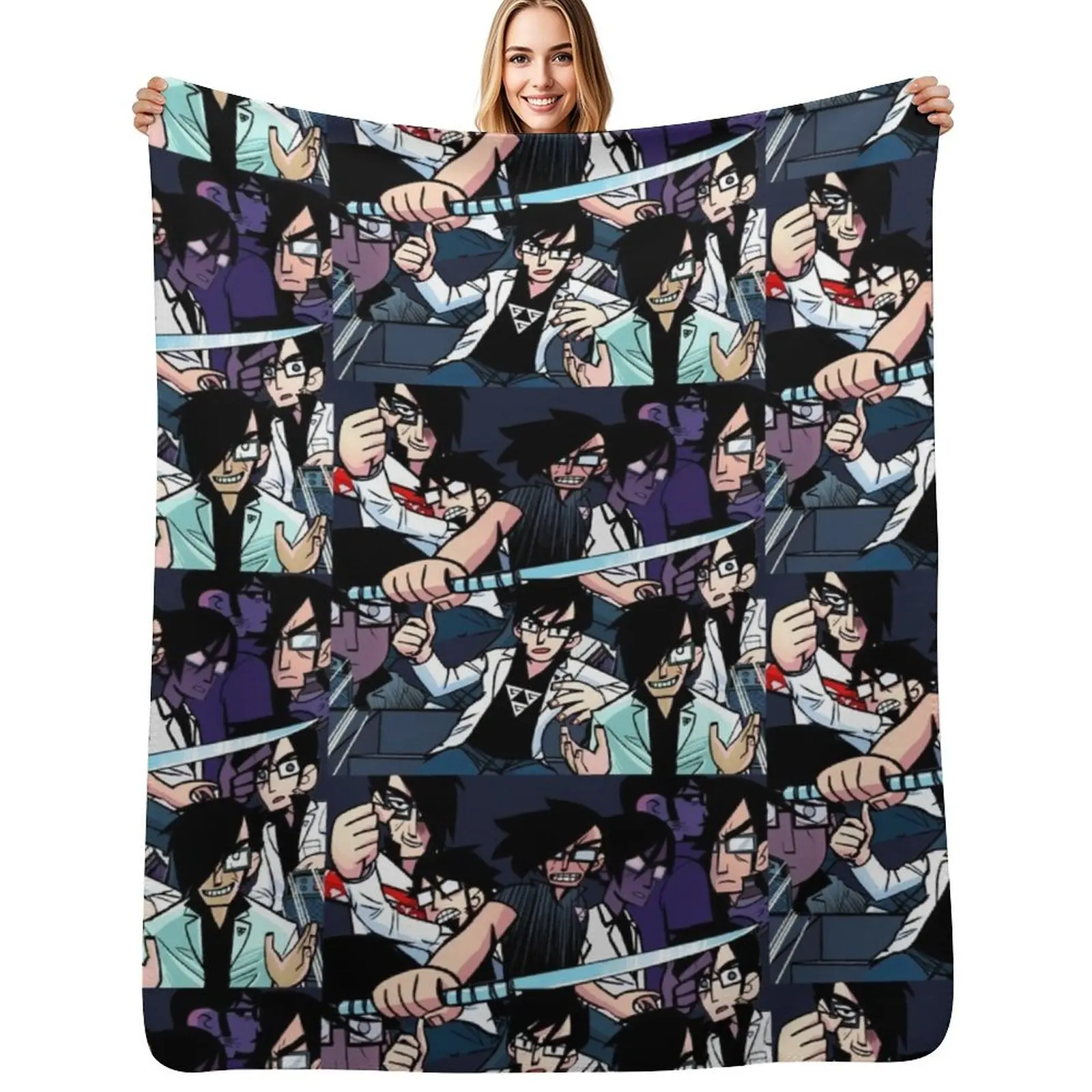 

Obsessed With Gideon Graves Throw Blanket Breathable Lightweight Blanket for Adults Kids