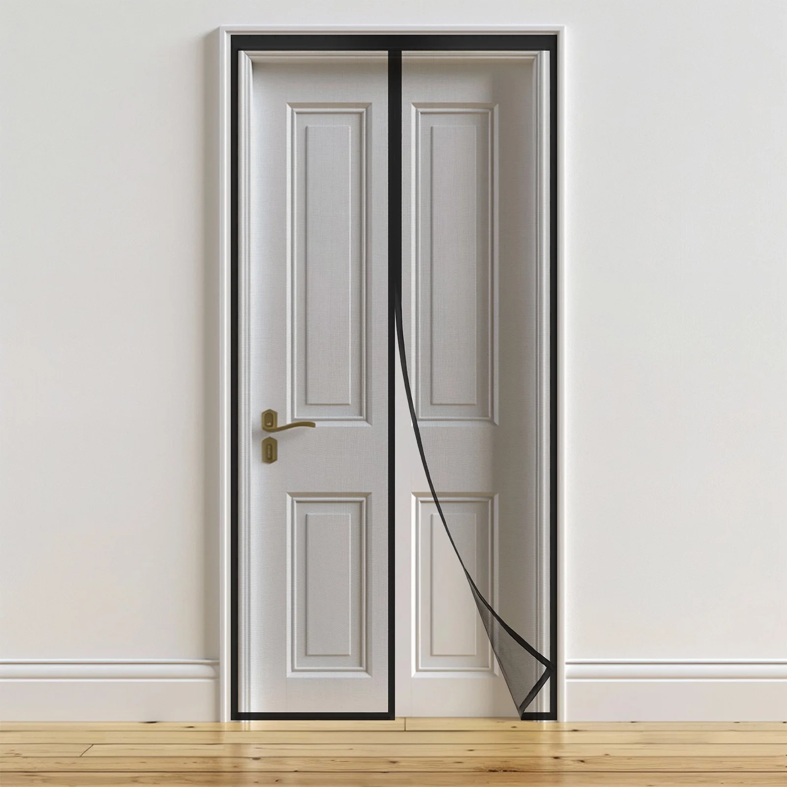 Magnetic Suction Fibreglass Door Screen Mosquito Net Curtain Fly Insect Automatic Closing Door Screen For Kitchen And Livingroom