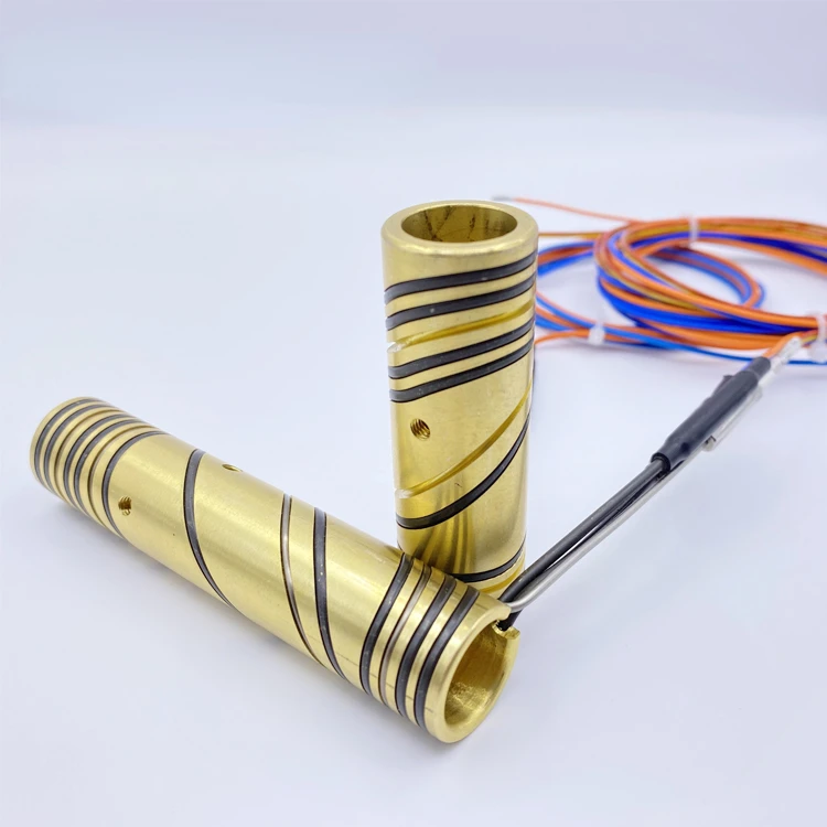 220v Electric Resistance heating element brass coil hot runner nozzle heater for Injection Molding Machine