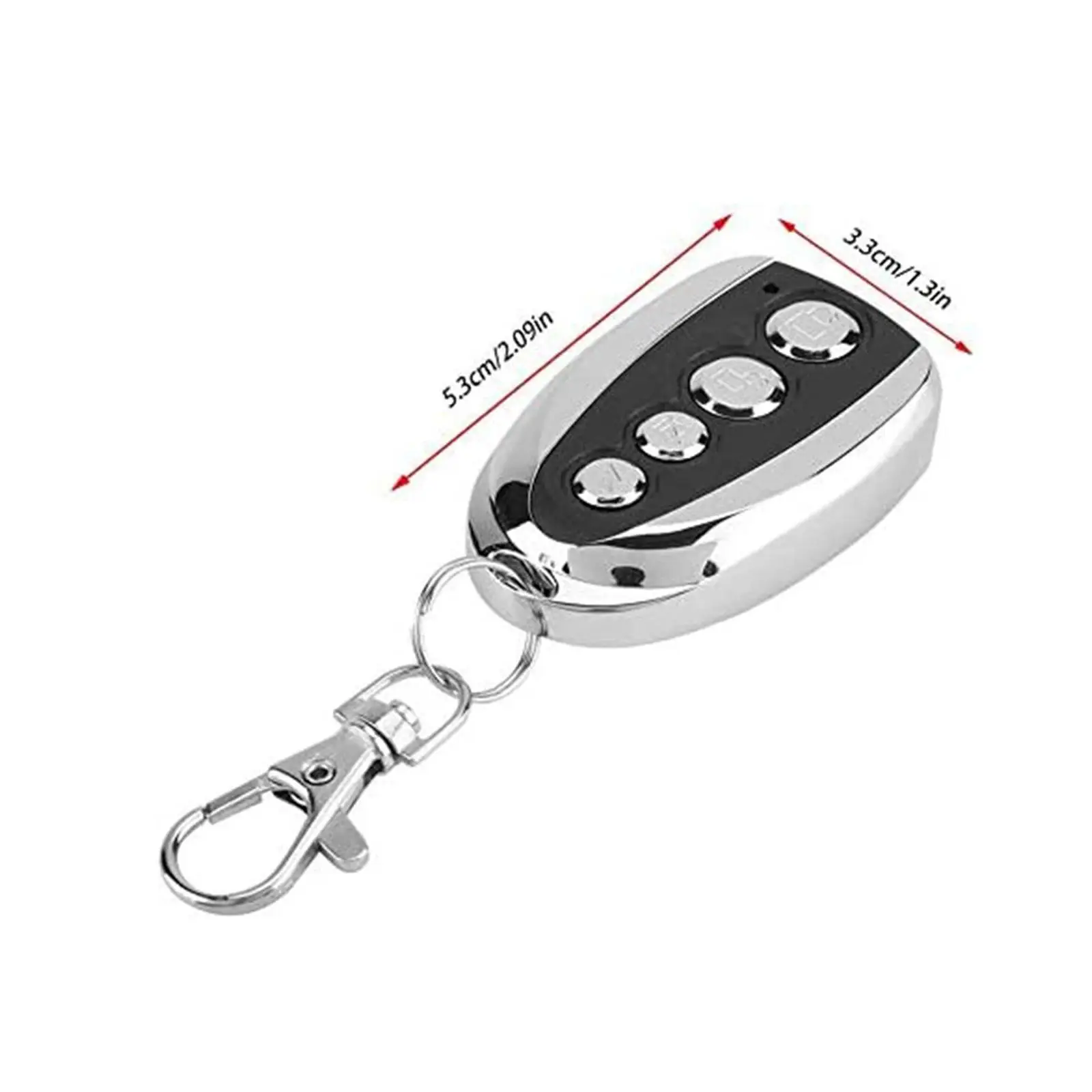 

433mhz Cloner Control Garage Door Remoting Backup Key High Performance Remote Replacement for Security System