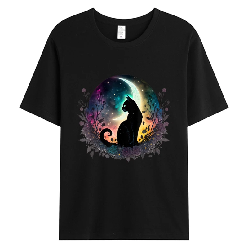 

Cute Cat Tshirt Motifs Cat Men's Cotton Fabric Slim Fit Fashion T-shirts For Men Oversize Tee Shirts Print Tshirts Dropshipping