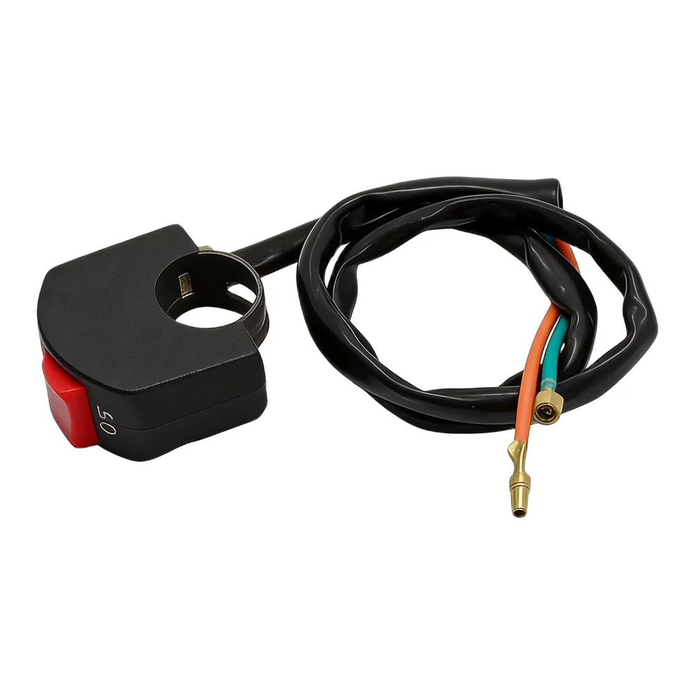 Motorcycle Handlebar Mounted LED Switch 22MM with Engine Kill Function and Dual Flash Button for Effective Signaling