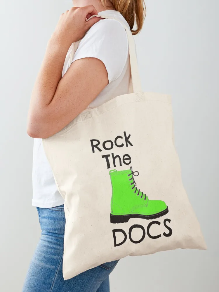 

Rock The Docs Tote Bag tote bags aesthetic tote bag women Candy bags Women's bag