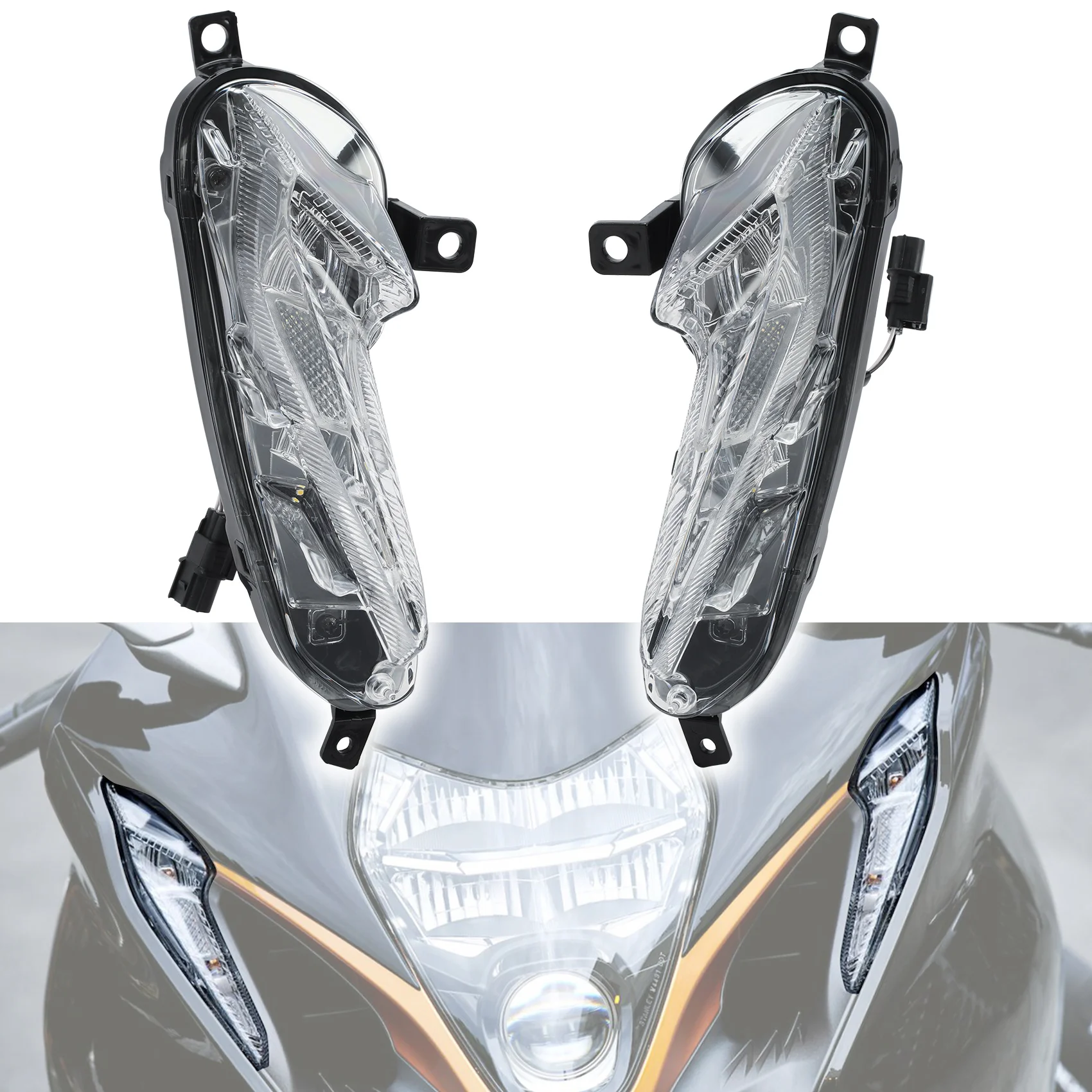 

Front Turn Signals Light Fit For Suzuki Hayabusa GSXR1300 GSX1300R 2022-2024 2023 Motorcycle Indicator