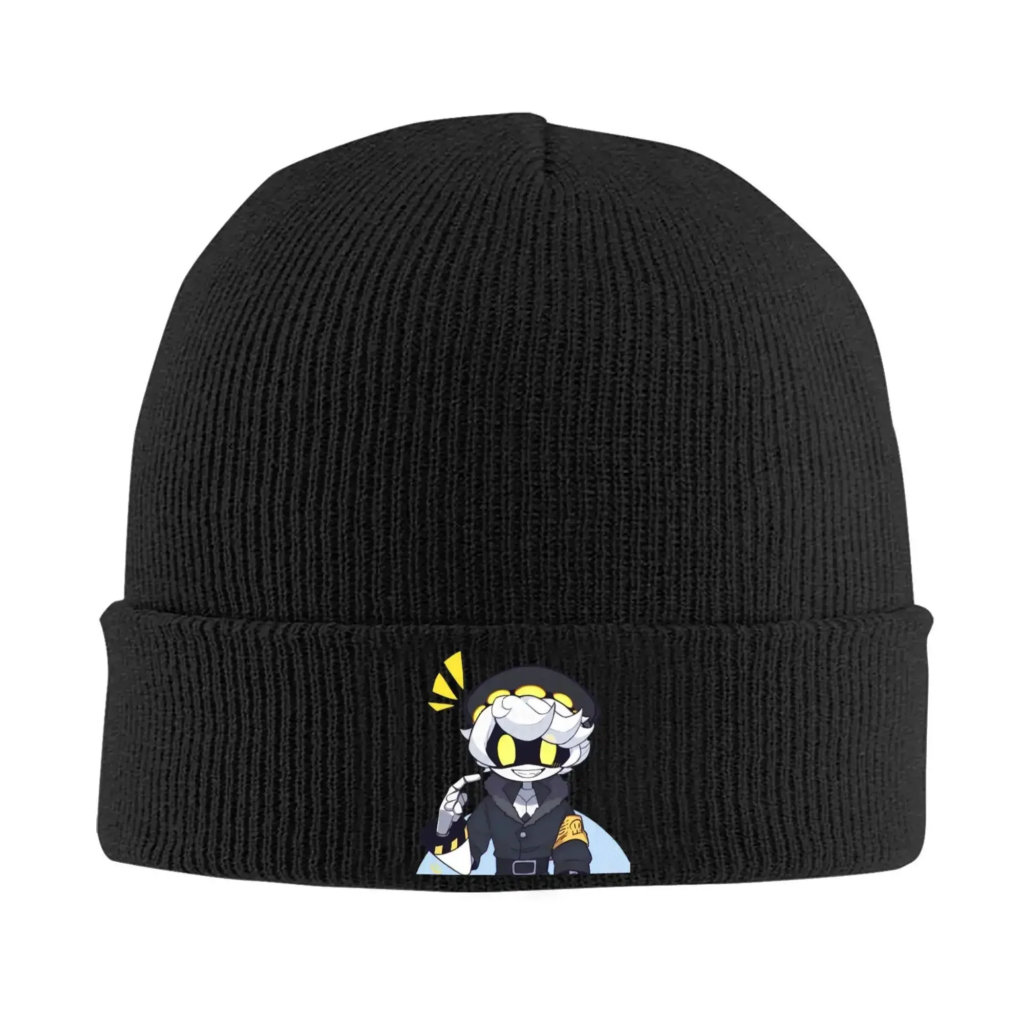 Cartoon Murder Drones N Knitted Hat Beanies Winter Hat Warm Acrylic Fashion Anime Drone Killer Cap Men Women Birthday Gift