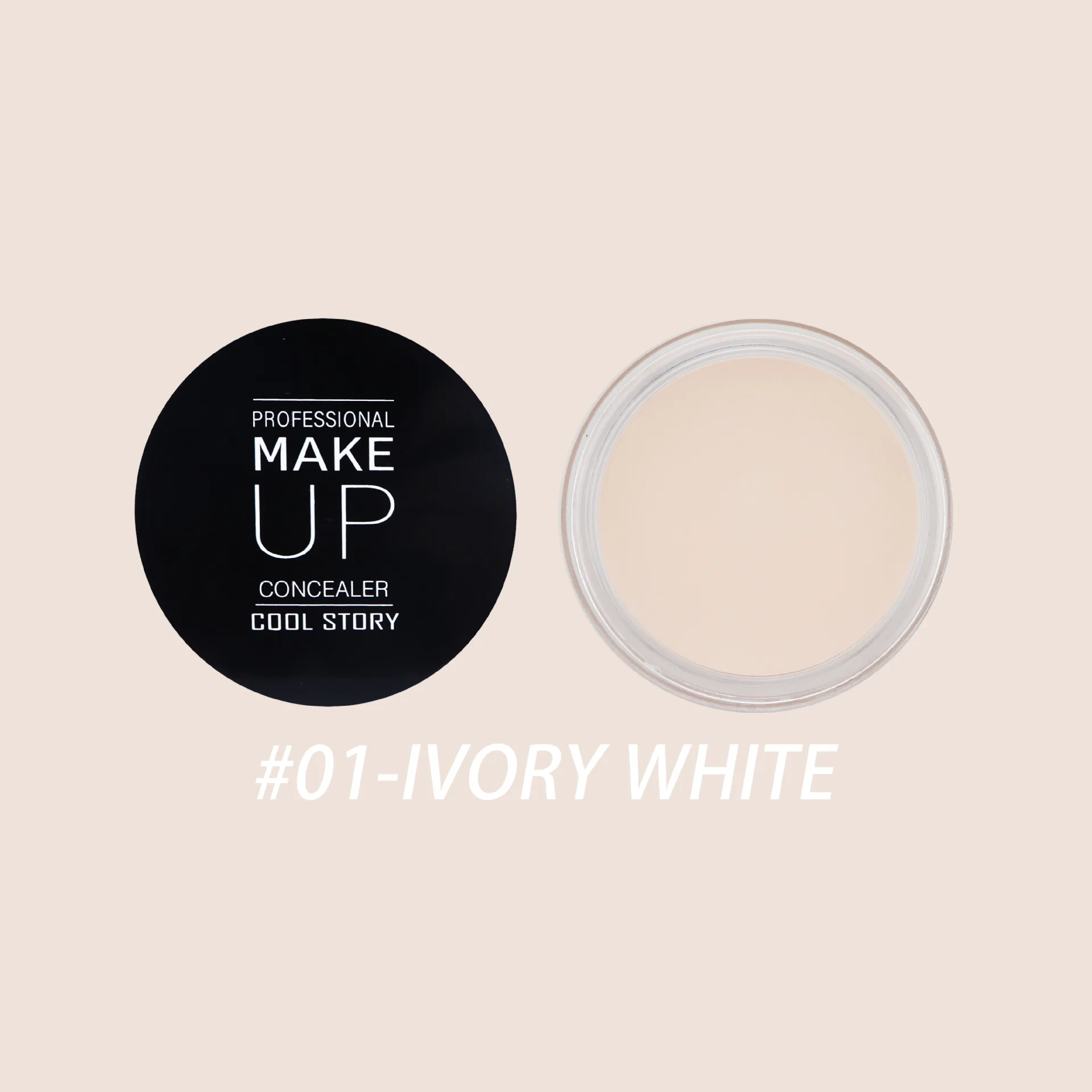 Concealer is duurzaam, waterdicht, zweetbestendig, kan vlekken, acnevlekken, natuurlijke donkere kringen en foundationmake-up bedekken