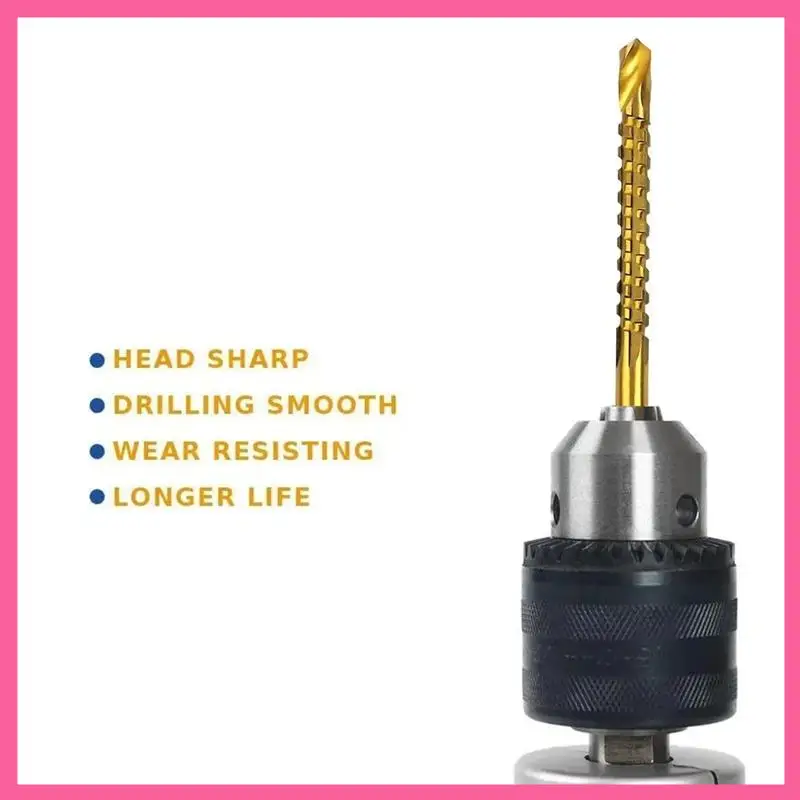 

ABNM 5 мм сверло с титановым покрытием, спиральное зубчатое пильное сверло, композитное сверло, спиральное сверло