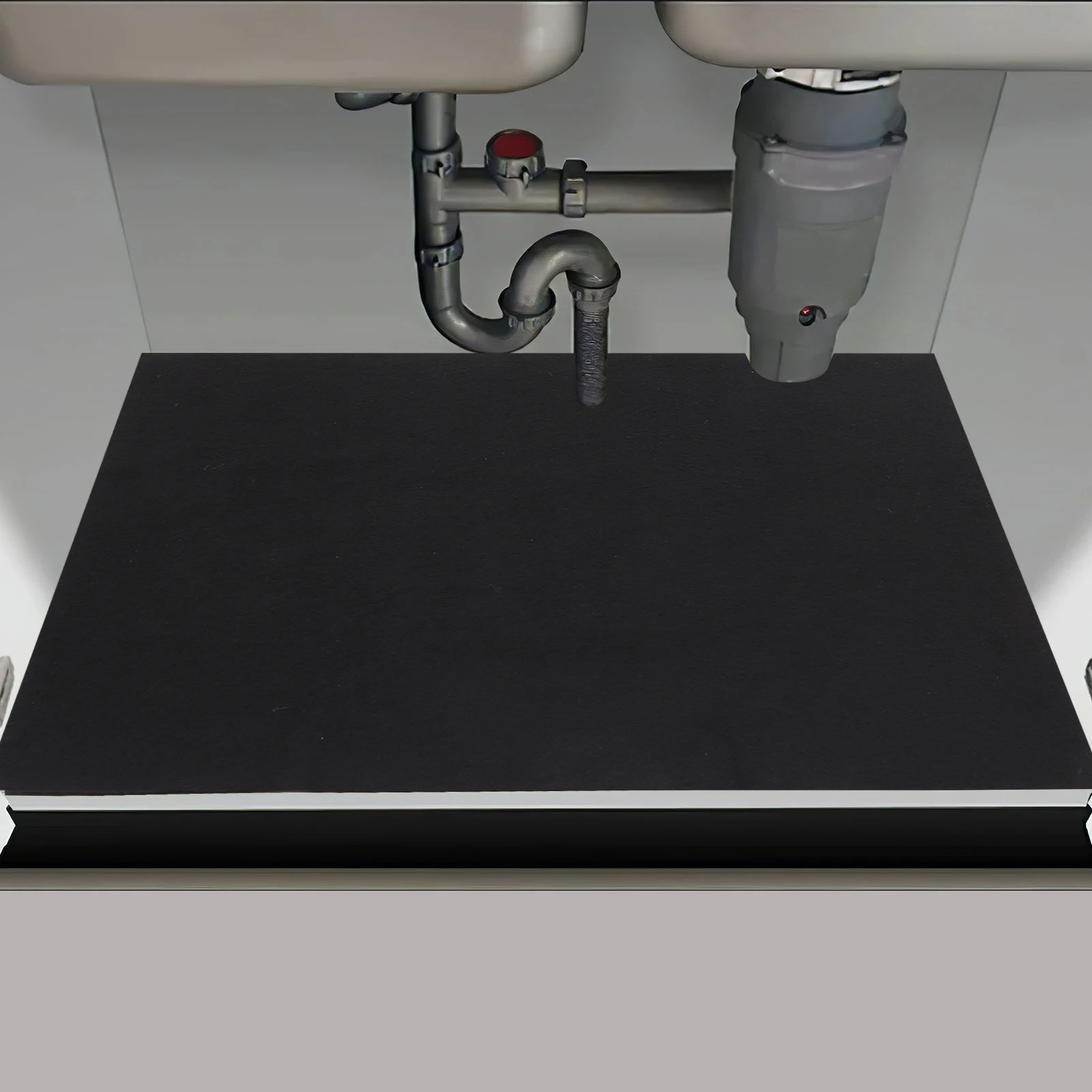 

Tpe Under Sink Mat Waterproof Kitchen Cabinet Liner Bathroom Storage Organizer Cleaning Tools Mat Kitchen Cabinet Liner