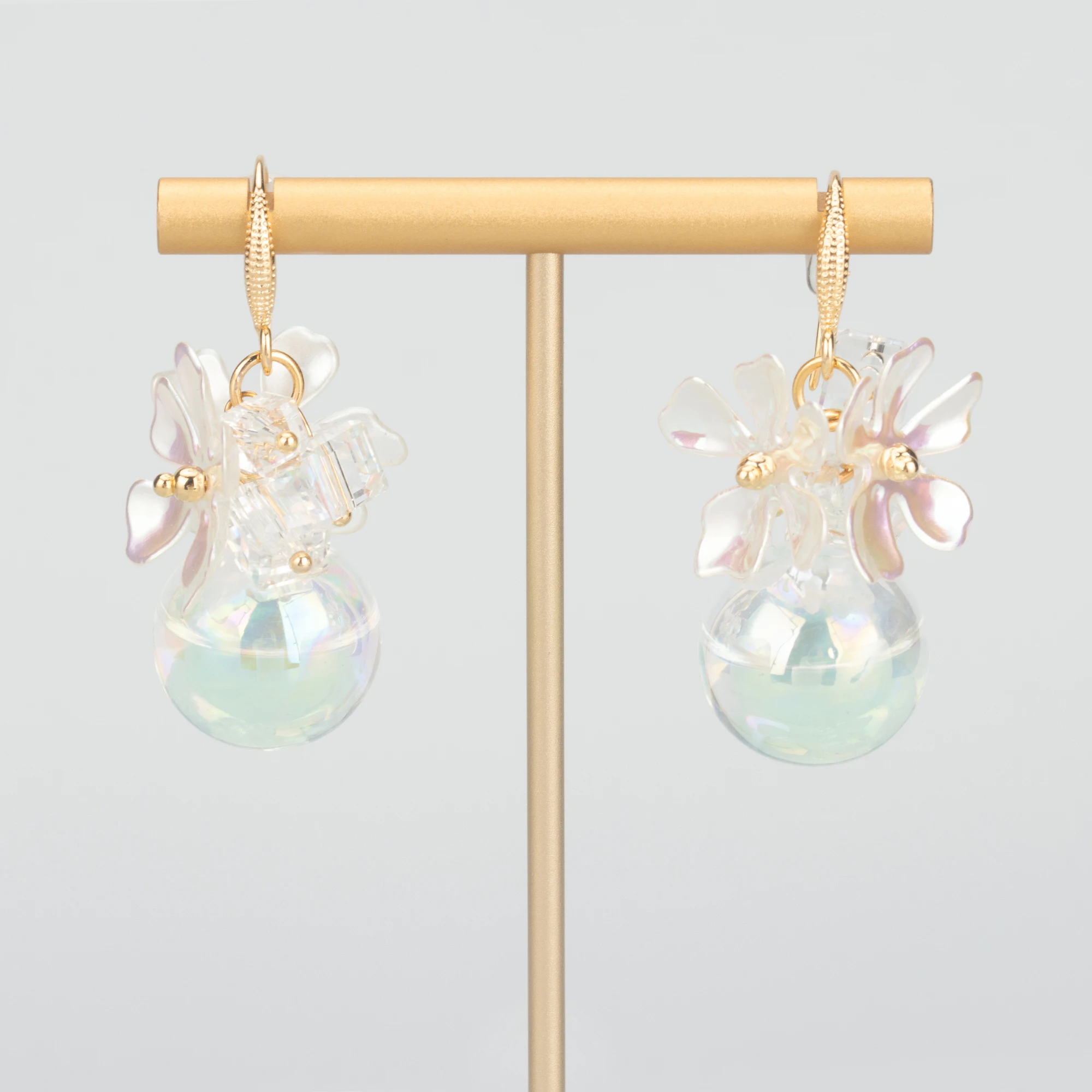 GUFEATHER MB67,jewelry accessories,hand made glass beads,crystal,18k gold plated,charms,jewelry making,diy pendants,2pcs/lot