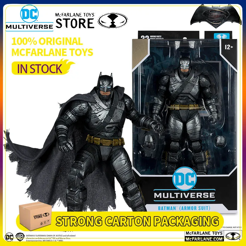 

100% Original Mcfarlane Toys Figure Batman Armored Suit Model Doll based on the Batman v Superman: Dawn of Justice movie