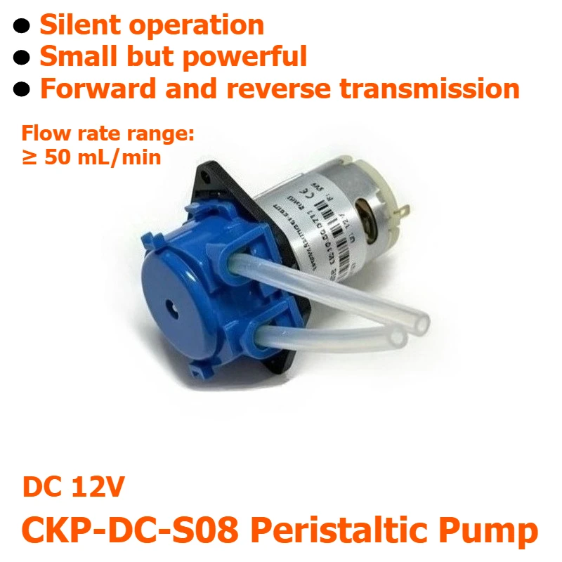 Peristaltic pump, 12V pump, laboratory self-suction pump, CKP pump head